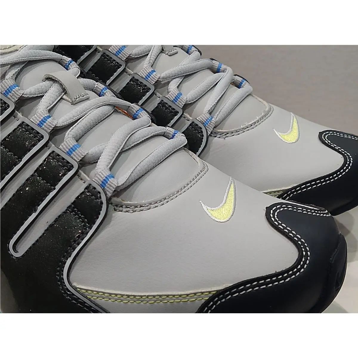 Nike shoes - Nike Shox NZ SL - Shox - 366571-071 - Grey / Ultramarine (UPC: 883412303705) 8