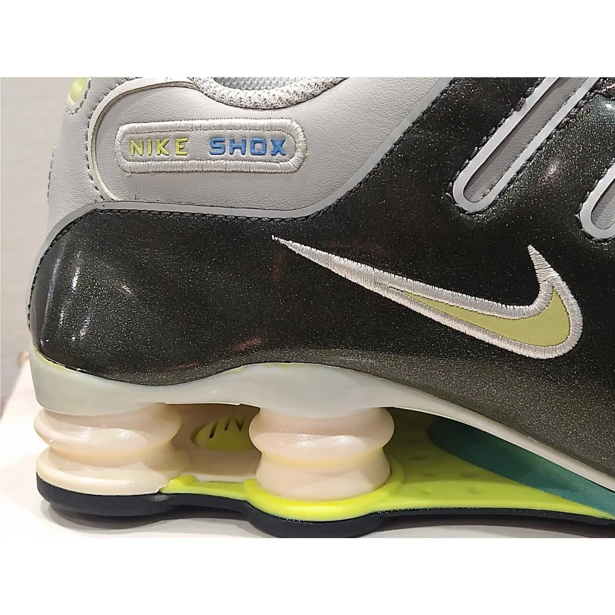 Nike shoes - Nike Shox NZ SL - Shox - 366571-071 - Grey / Ultramarine (UPC: 883412303705) 9