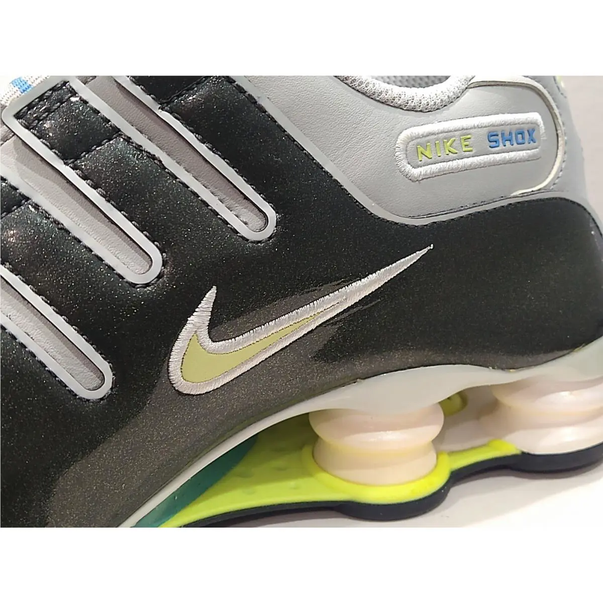 Nike shoes - Nike Shox NZ SL - Shox - 366571-071 - Grey / Ultramarine (UPC: 883412303705) 16
