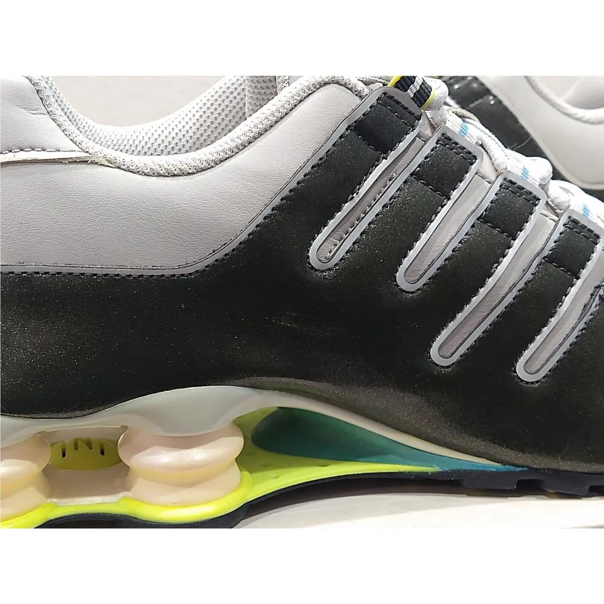 Nike shoes - Nike Shox NZ SL - Shox - 366571-071 - Grey / Ultramarine (UPC: 883412303705) 18