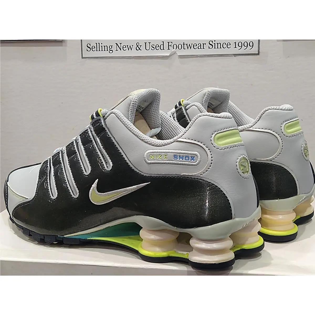 Nike shoes - Nike Shox NZ SL - Shox - 366571-071 - Grey / Ultramarine (UPC: 883412303705) 19