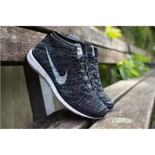 Nike Free Flyknit Chukka – Black – US 8.5 – – 639700-001