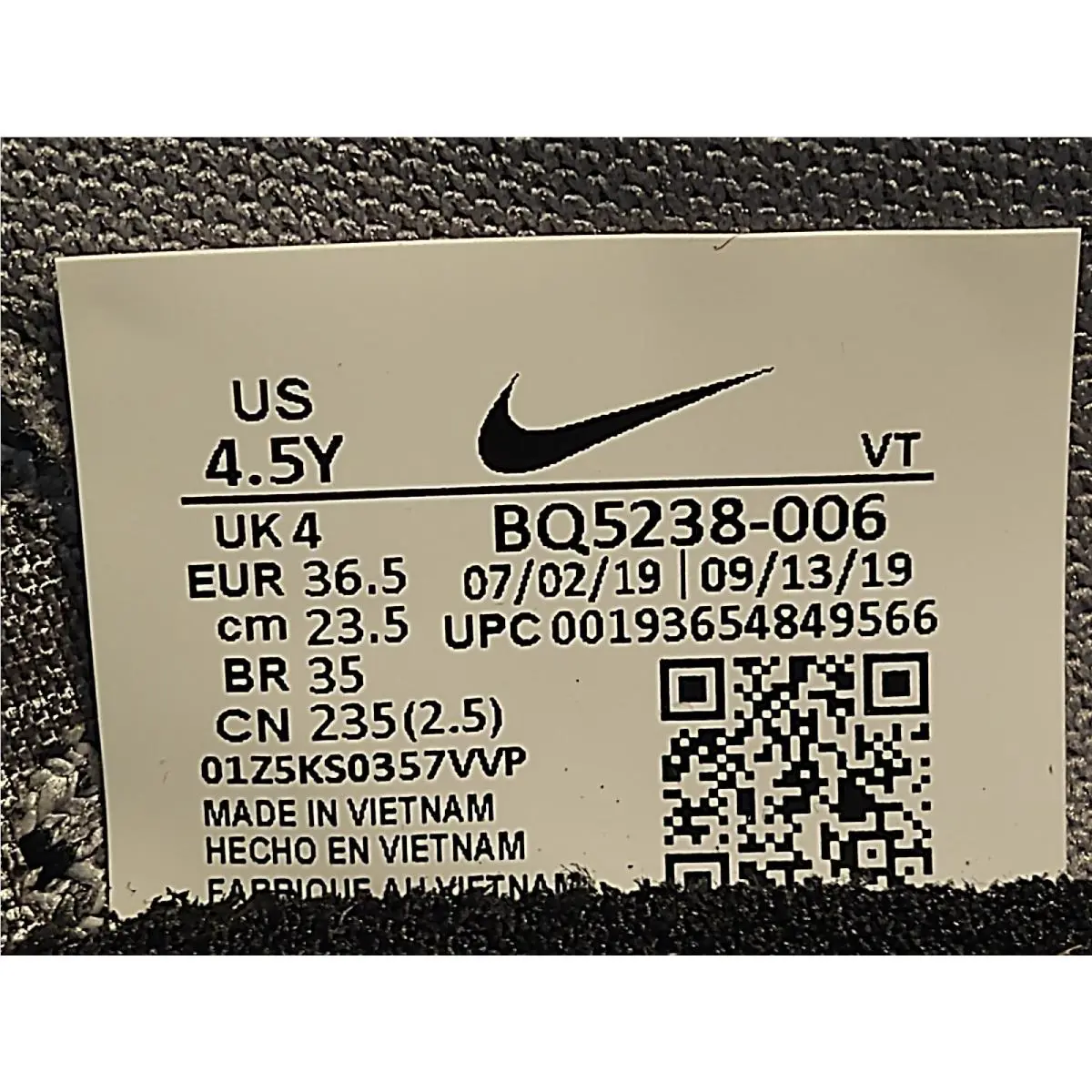 Nike shoes - Gray (UPC: 193654849566) 12