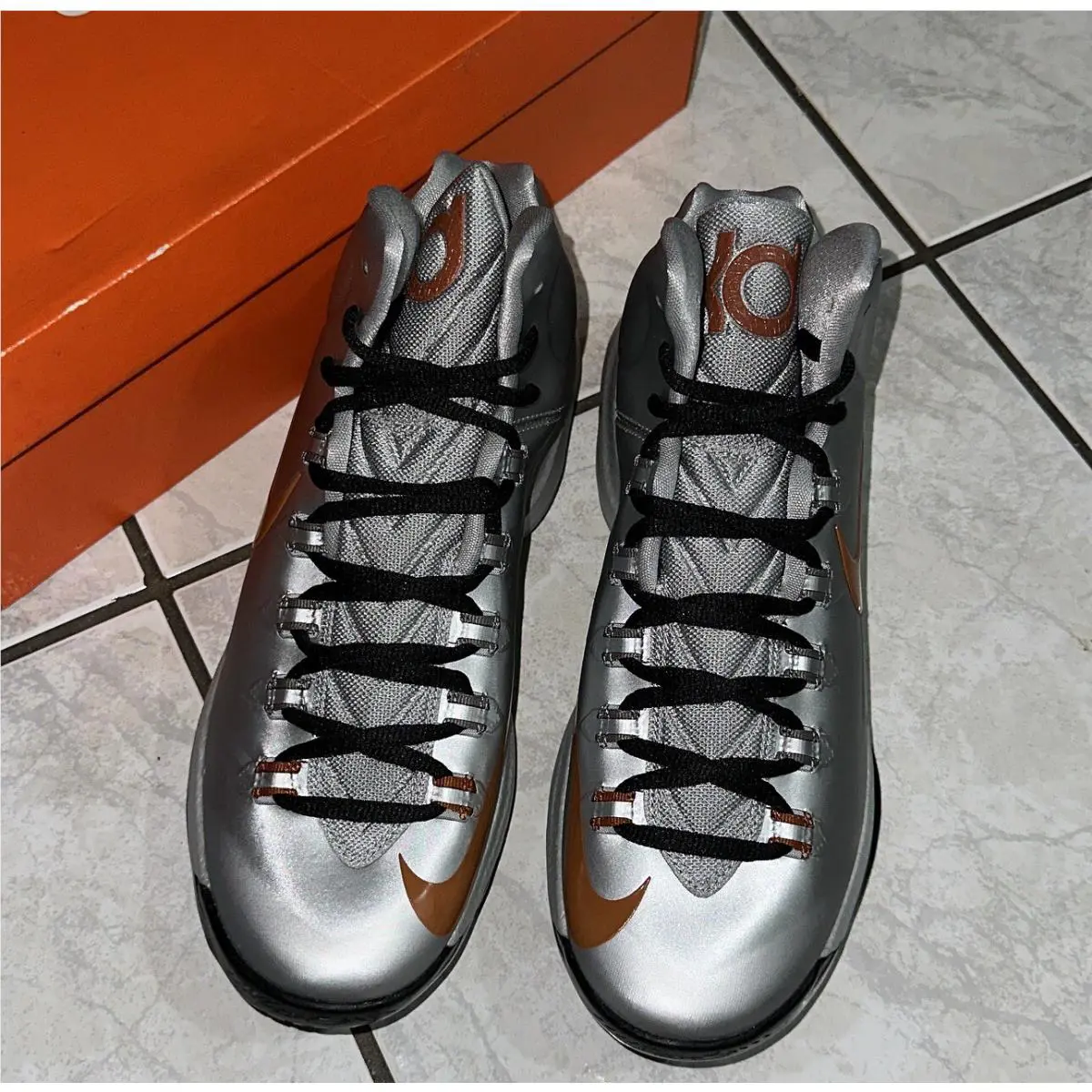 Nike shoes - Nike KD 5 - 554988-002 - Silver 3