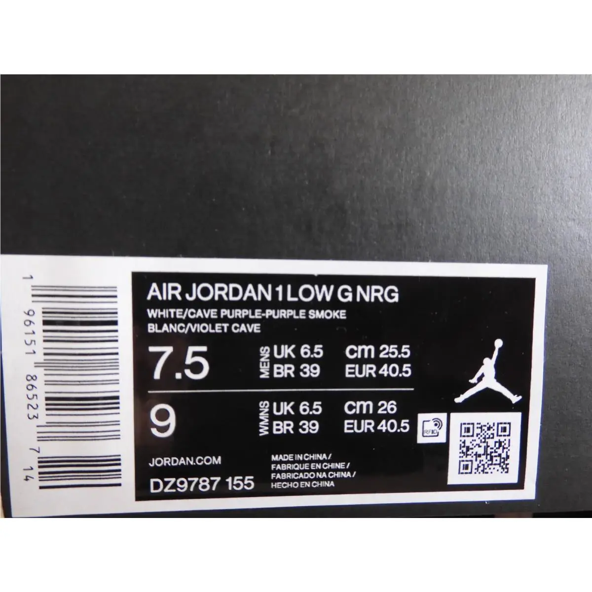 Nike shoes - Air Jordan 1 Low - Air Low - DZ9787-155 - White (UPC: 196151865237) 3