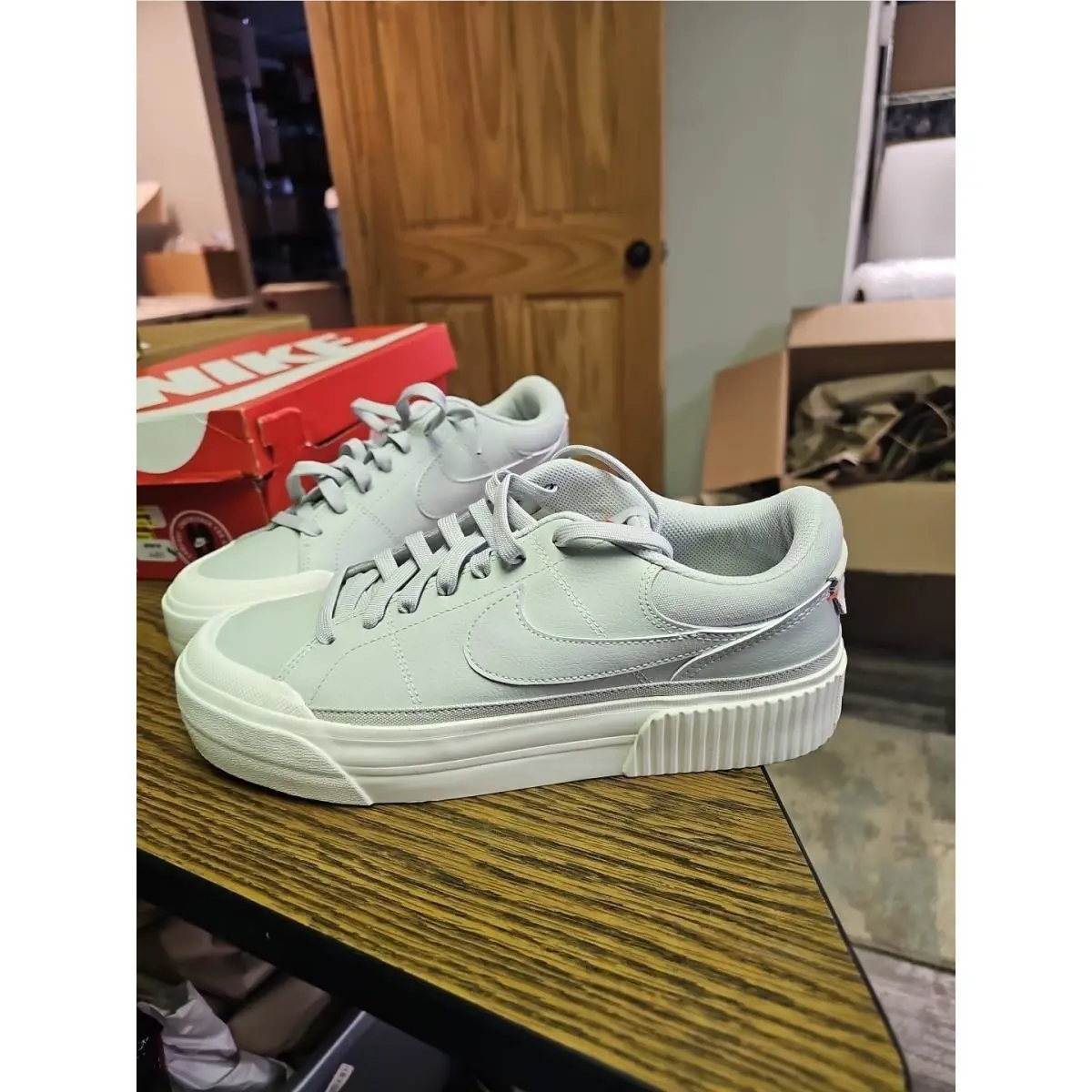 Nike shoes - Nike Court Legacy - Court Legacy - Silver 1