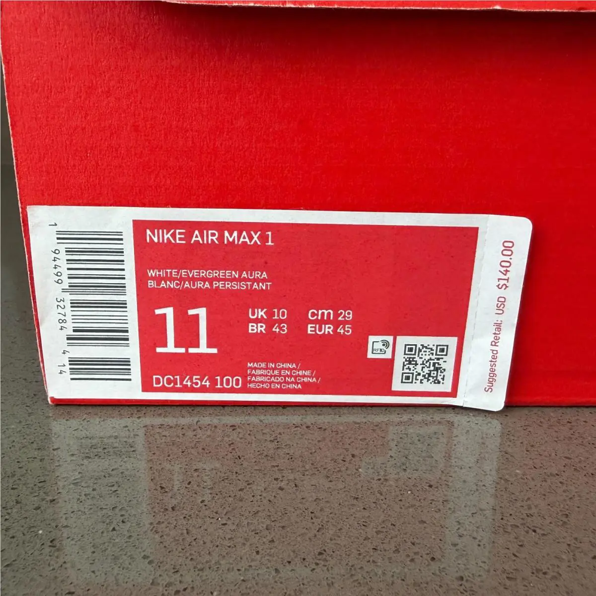 Nike shoes - Nike Air Max 1 - Air Max - DC1454-100 - Green 5