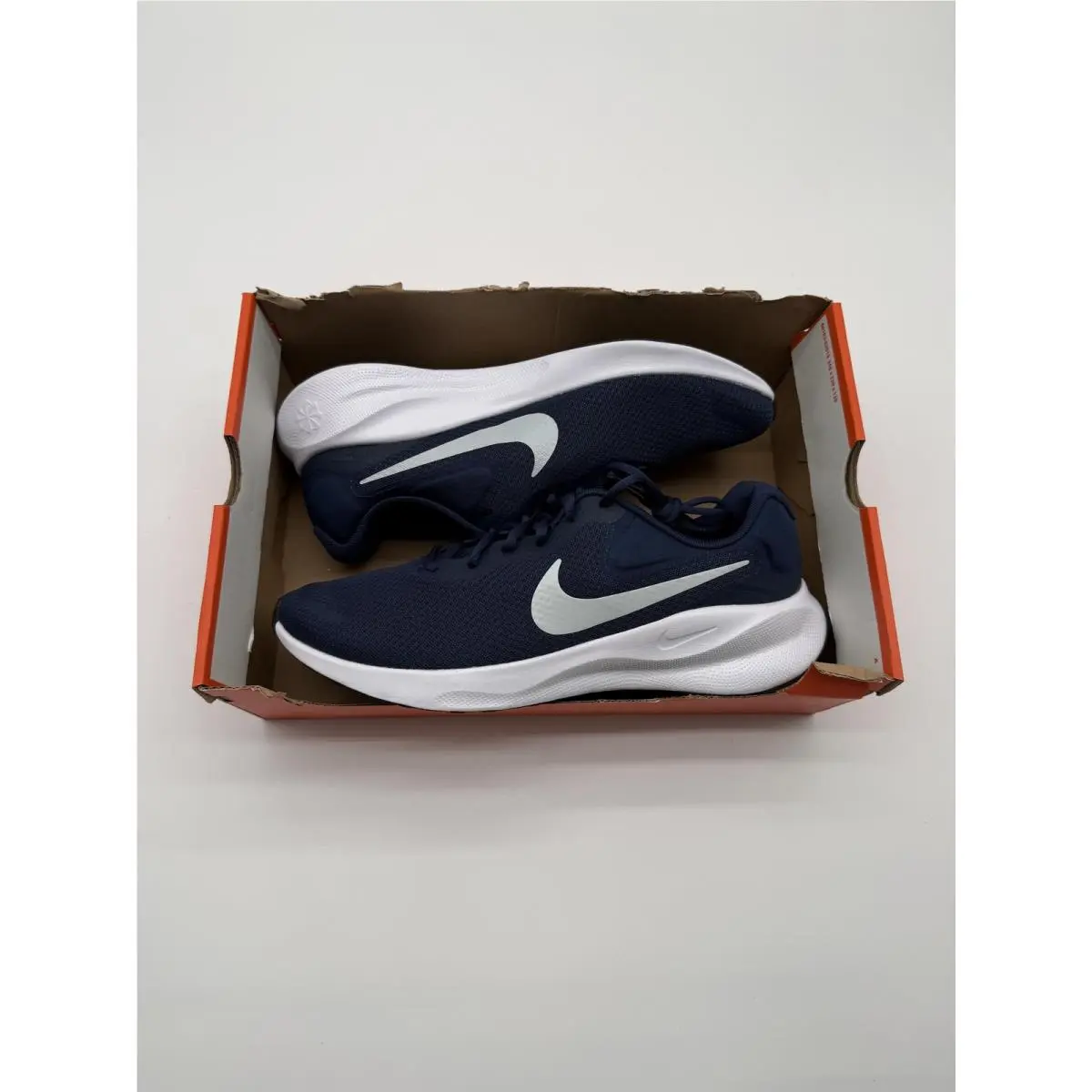 Nike Revolution 7 Shoes Men`s Size 11.5 Blue Running Comfort FB2207 400