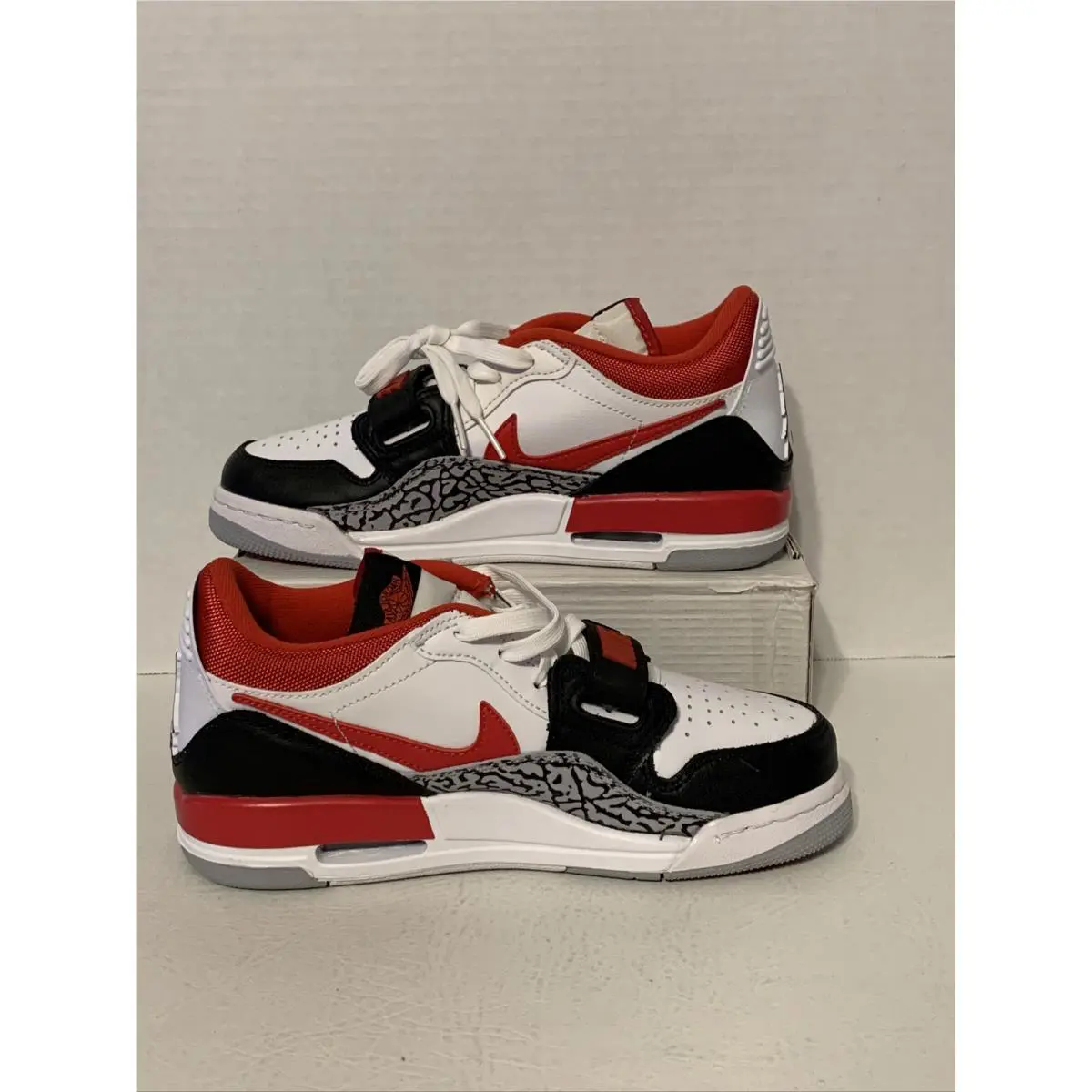 Nike shoes - Air Jordan Legacy 312 Low (GS) - CD9054-160 - WHITE/FIRE RED-BLACK/WOLF GREY 1