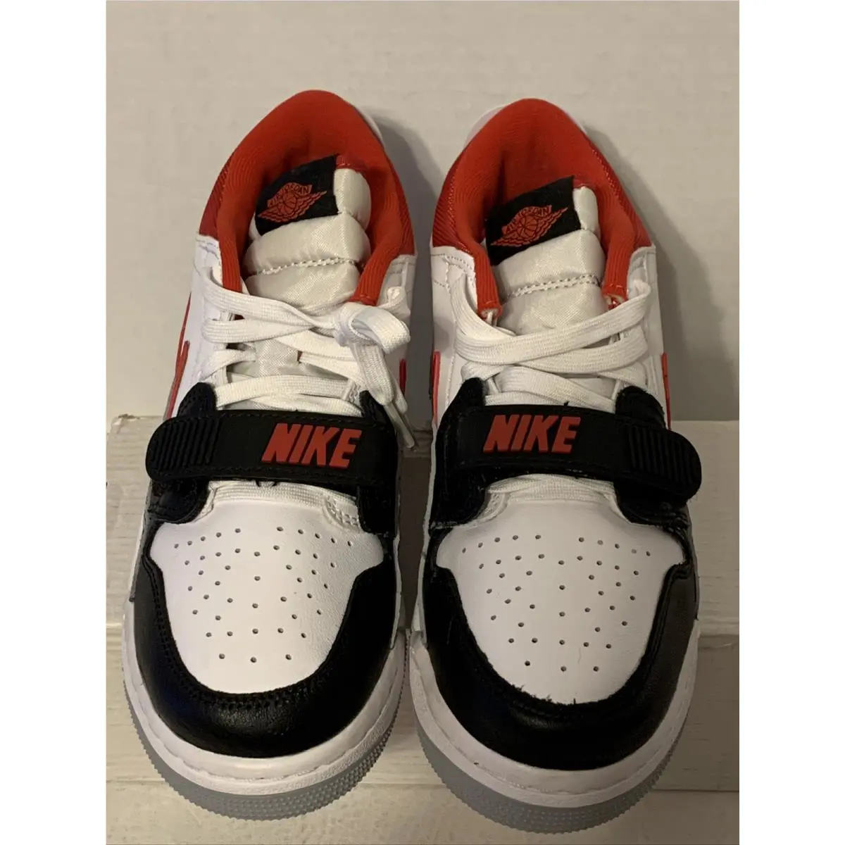 Nike shoes - Air Jordan Legacy 312 Low (GS) - CD9054-160 - WHITE/FIRE RED-BLACK/WOLF GREY 4