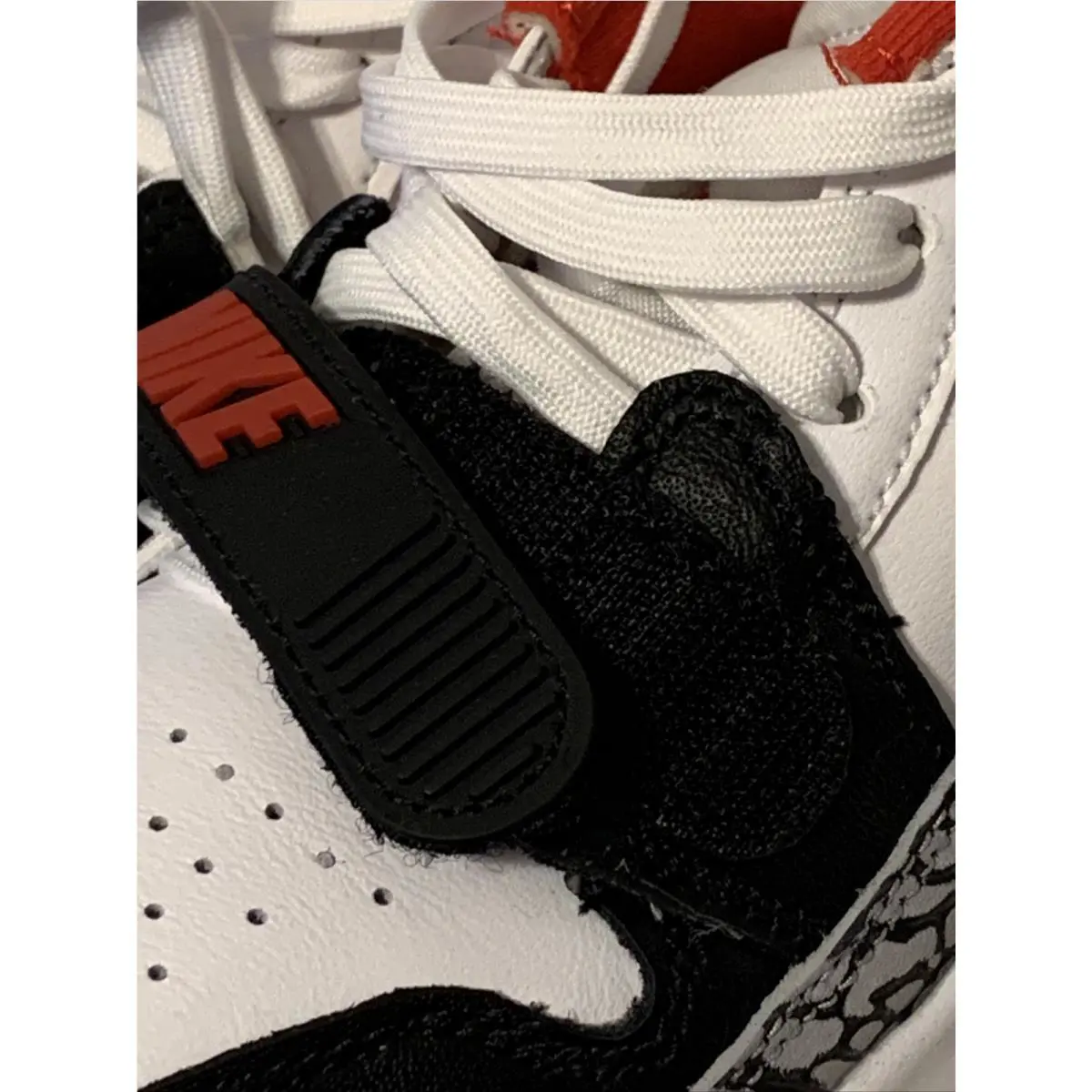 Nike shoes - Air Jordan Legacy 312 Low (GS) - CD9054-160 - WHITE/FIRE RED-BLACK/WOLF GREY 5