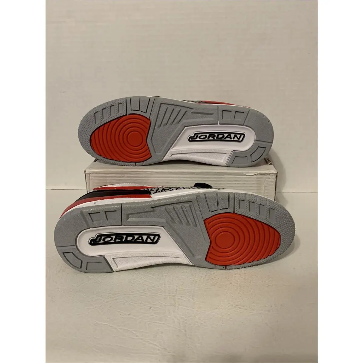 Nike shoes - Air Jordan Legacy 312 Low (GS) - CD9054-160 - WHITE/FIRE RED-BLACK/WOLF GREY 6