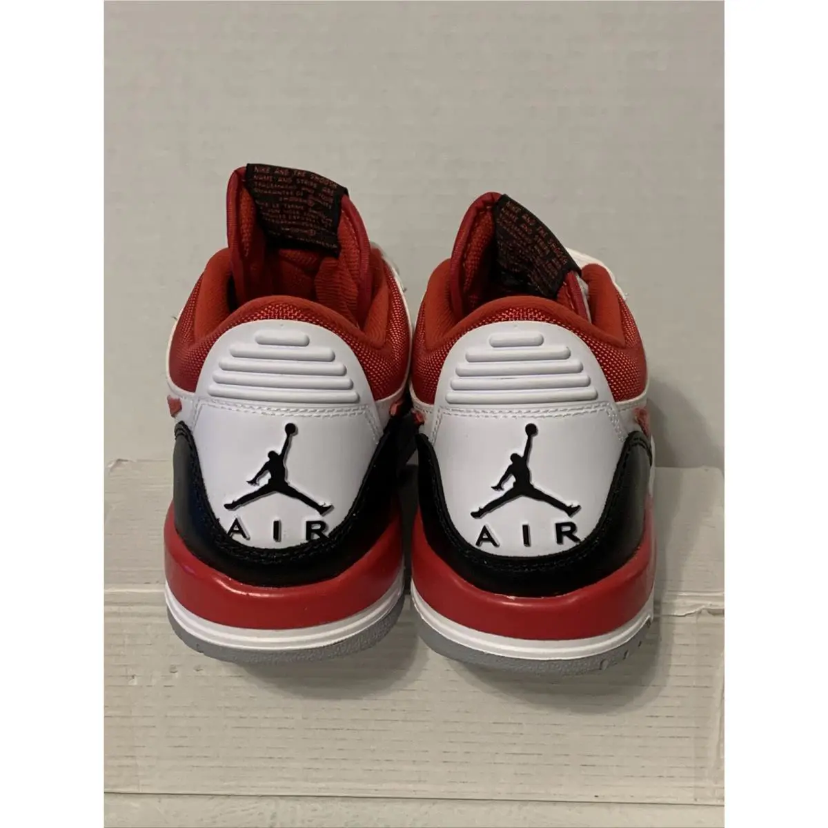Nike shoes - Air Jordan Legacy 312 Low (GS) - CD9054-160 - WHITE/FIRE RED-BLACK/WOLF GREY 7