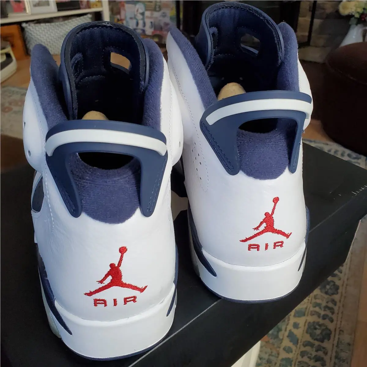 Nike shoes - Air Jordan 6 - Air - 384664 130 - Red, White & Blue 6