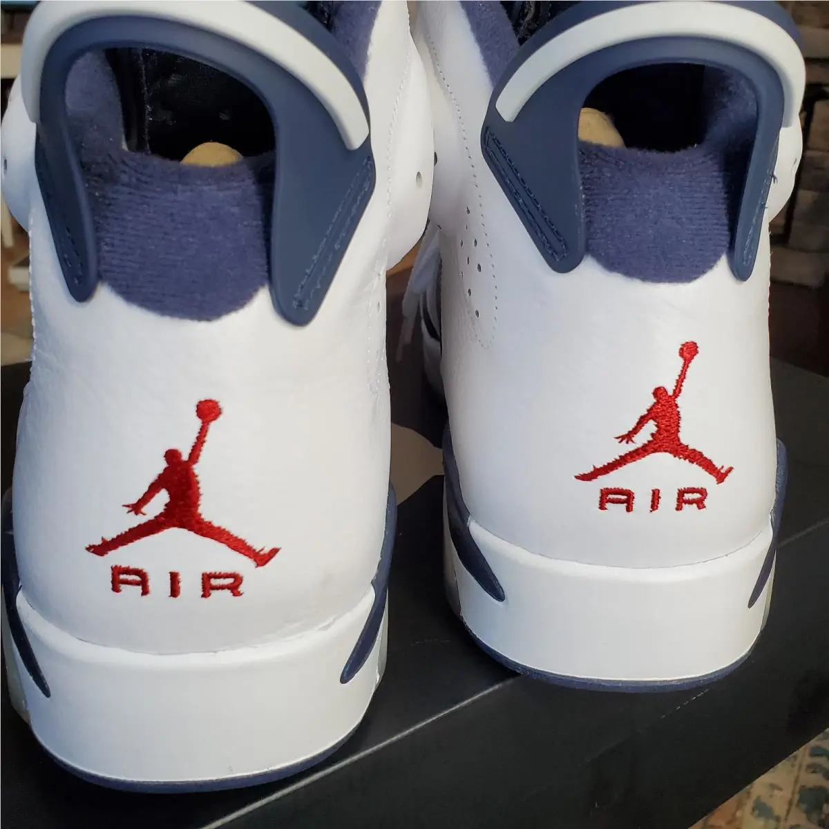 Nike shoes - Air Jordan 6 - Air - 384664 130 - Red, White & Blue 7