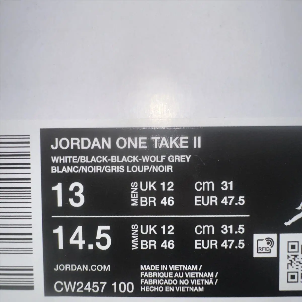 Nike shoes - Air Jordan One Take 2 - White 4