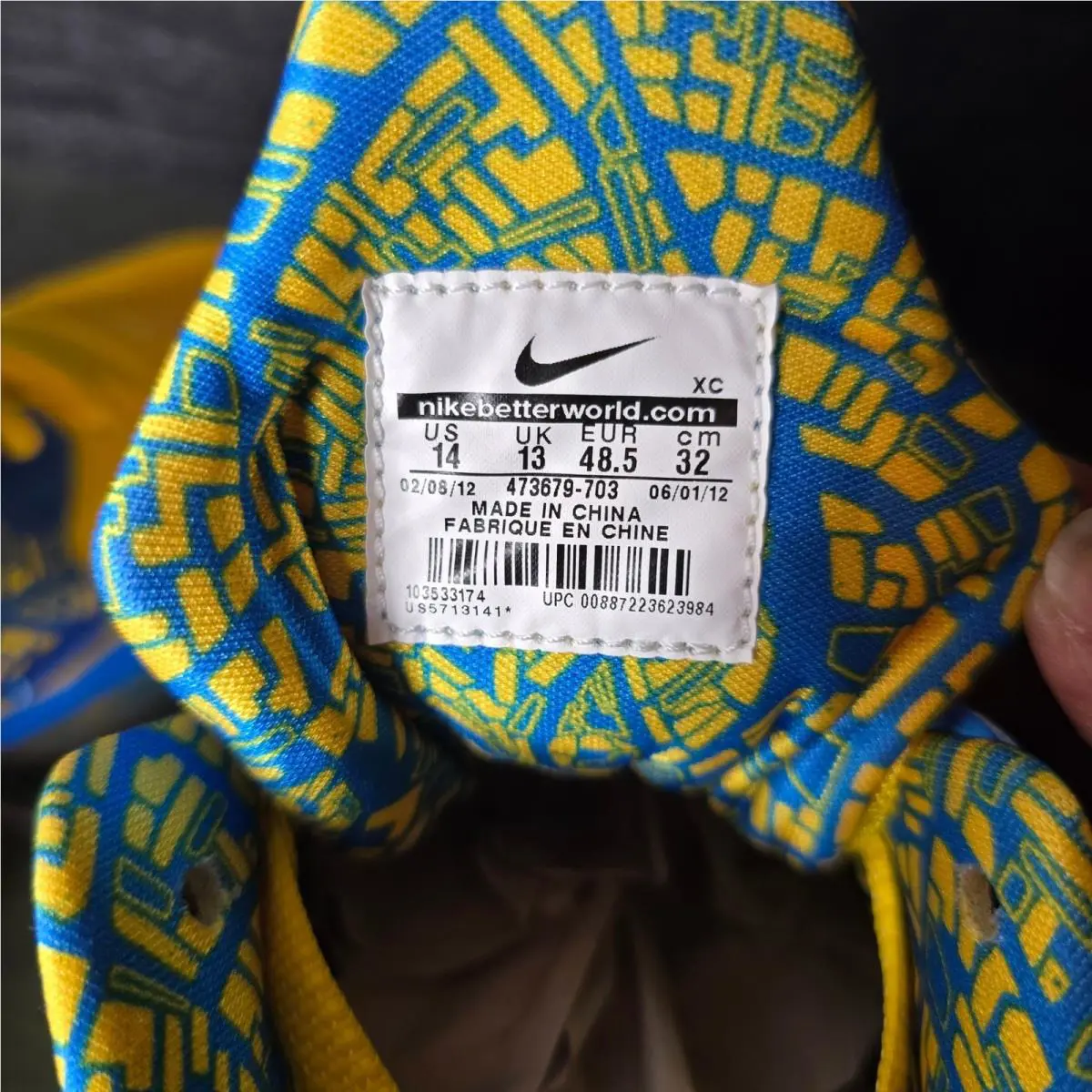 Nike shoes - KD IV - 473679 703 - Yellow 2