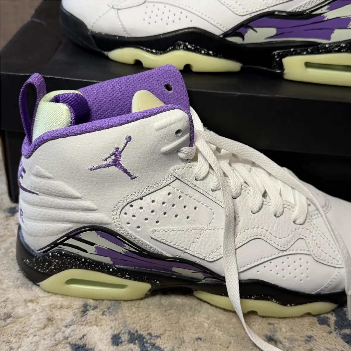 Nike shoes - DZ5577109 - DZ5577-109 - White Black Purple 2