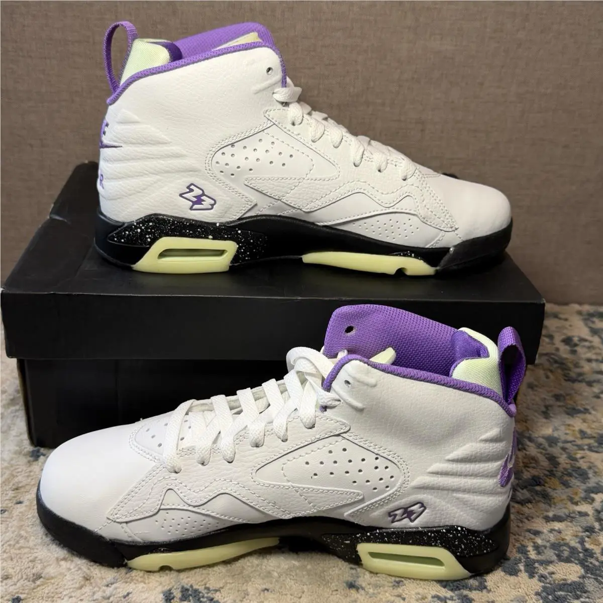 Nike shoes - DZ5577109 - DZ5577-109 - White Black Purple 3