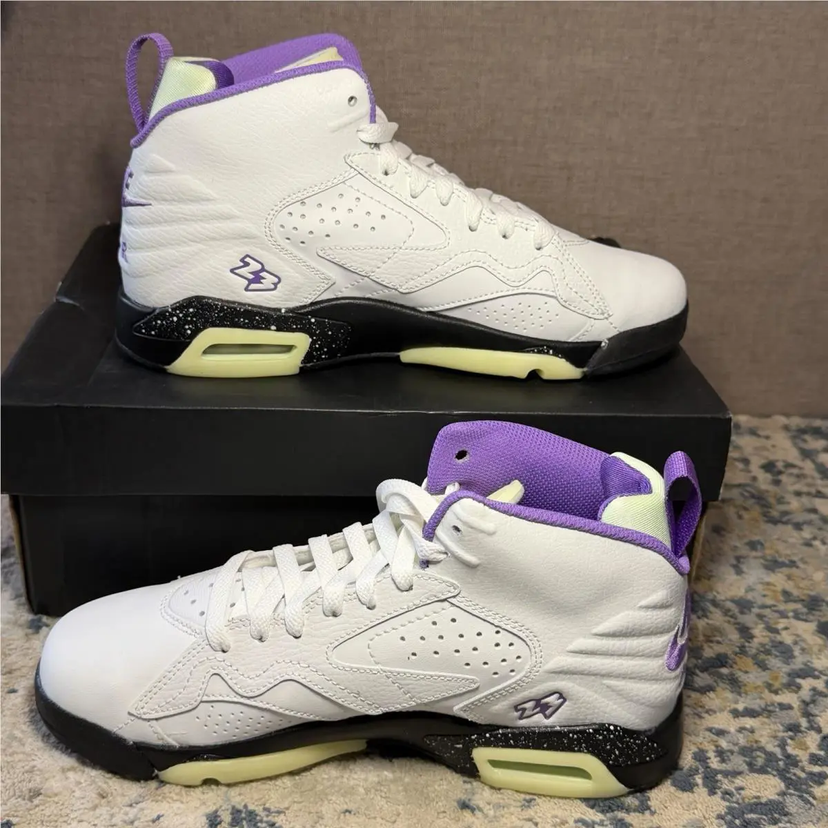 Nike shoes - DZ5577109 - DZ5577-109 - White Black Purple 4
