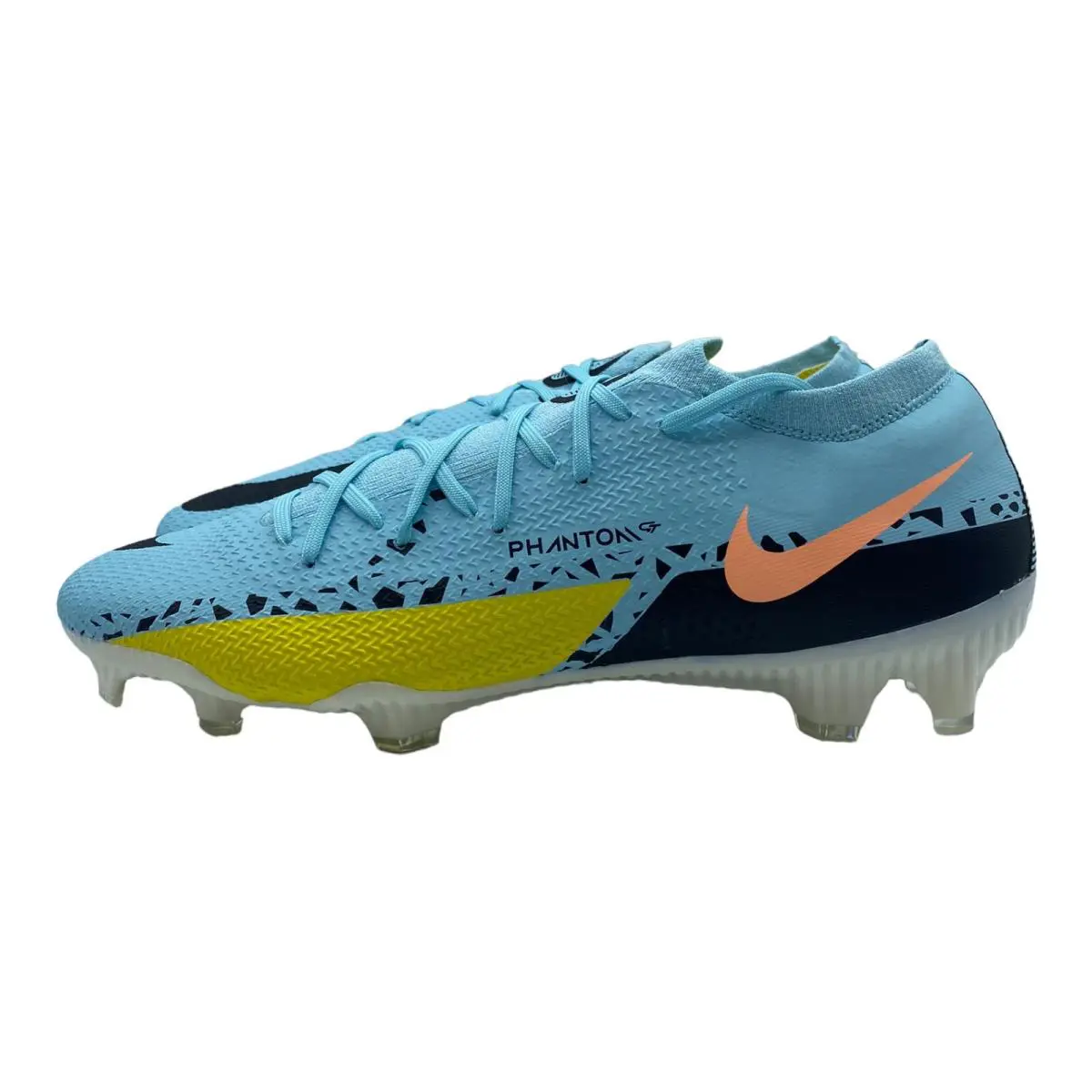 Nike Phantom GT2 Pro FG Firm-ground Cleats Shoes DA4432-407 - Men`s Size 10.5 - Blue