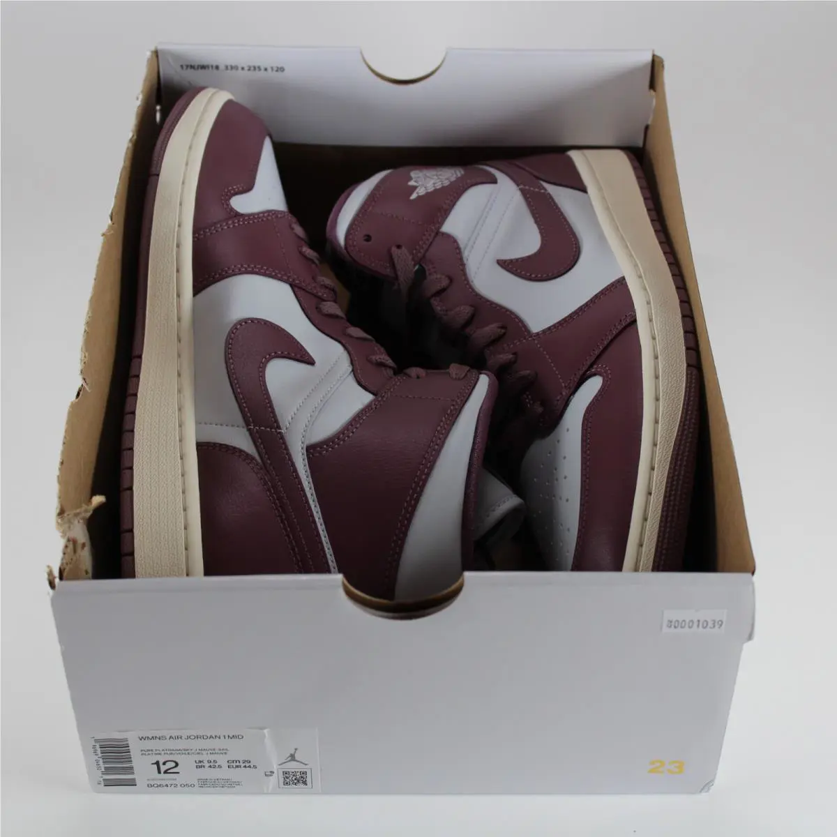 Nike shoes - Air Jordan 1 - Air - Purple 7