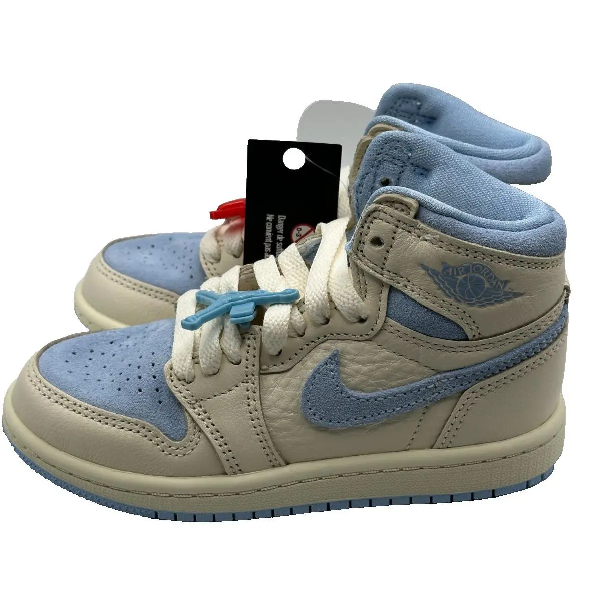 Nike shoes - Nike Jordan 1 - Pale Ivory / Psychic Blue 3