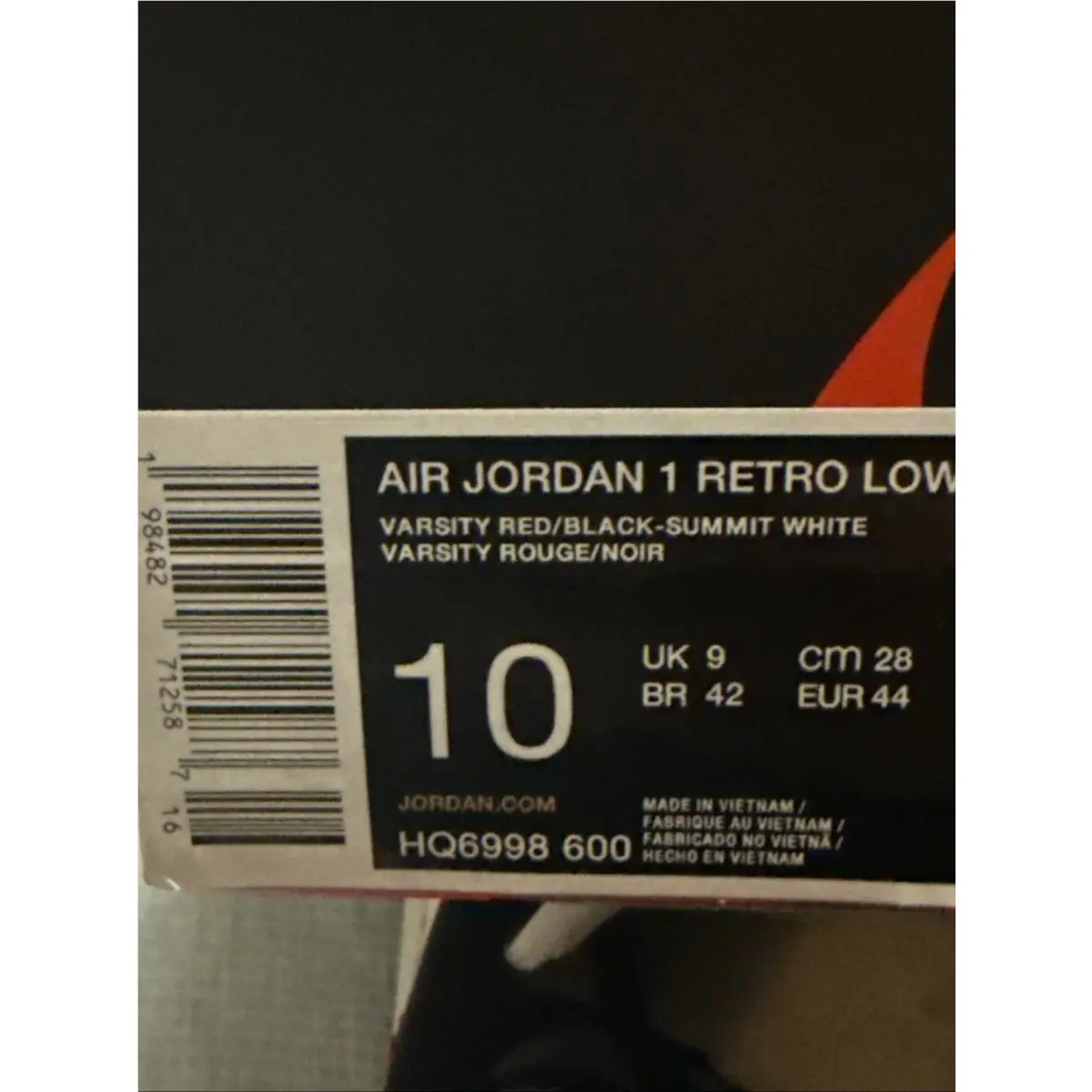 Nike shoes - AIR JORDAN 1 Retro Low OG “Chicago” - Varsity Red/Black-Summit White 8