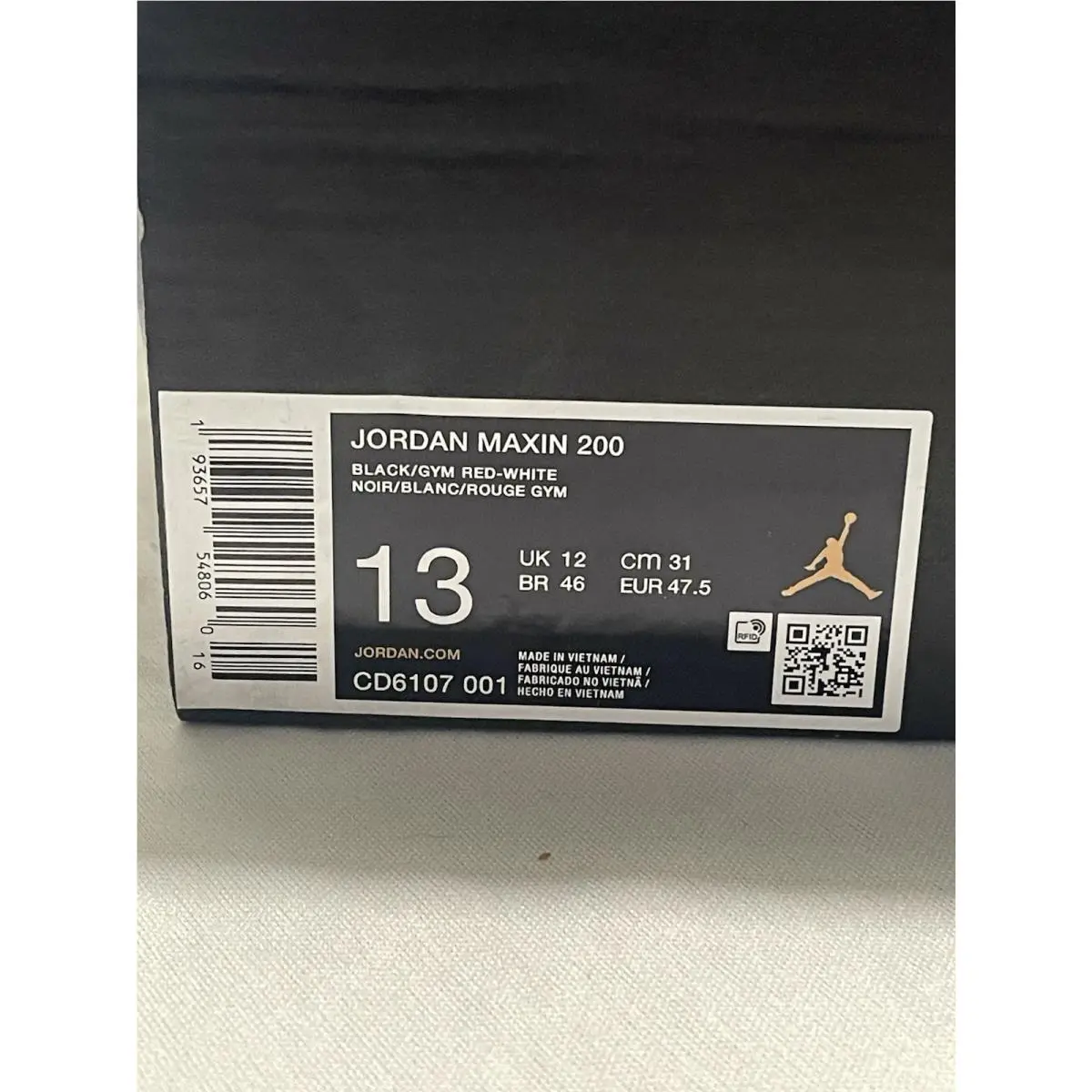 Nike shoes - Jordan Maxin 200 - Maxin - CD6107-001 - Black 5