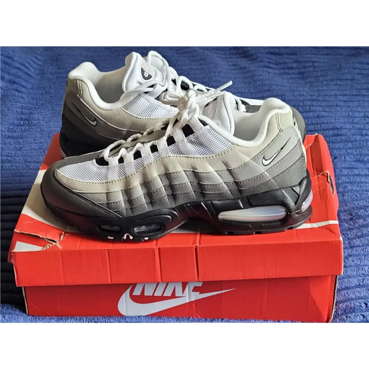 Nike shoes - Nike Air Max 95 Big Bubble SE - HM4740 007 - Black / White-Medium Ash (UPC: 198482391225) 0