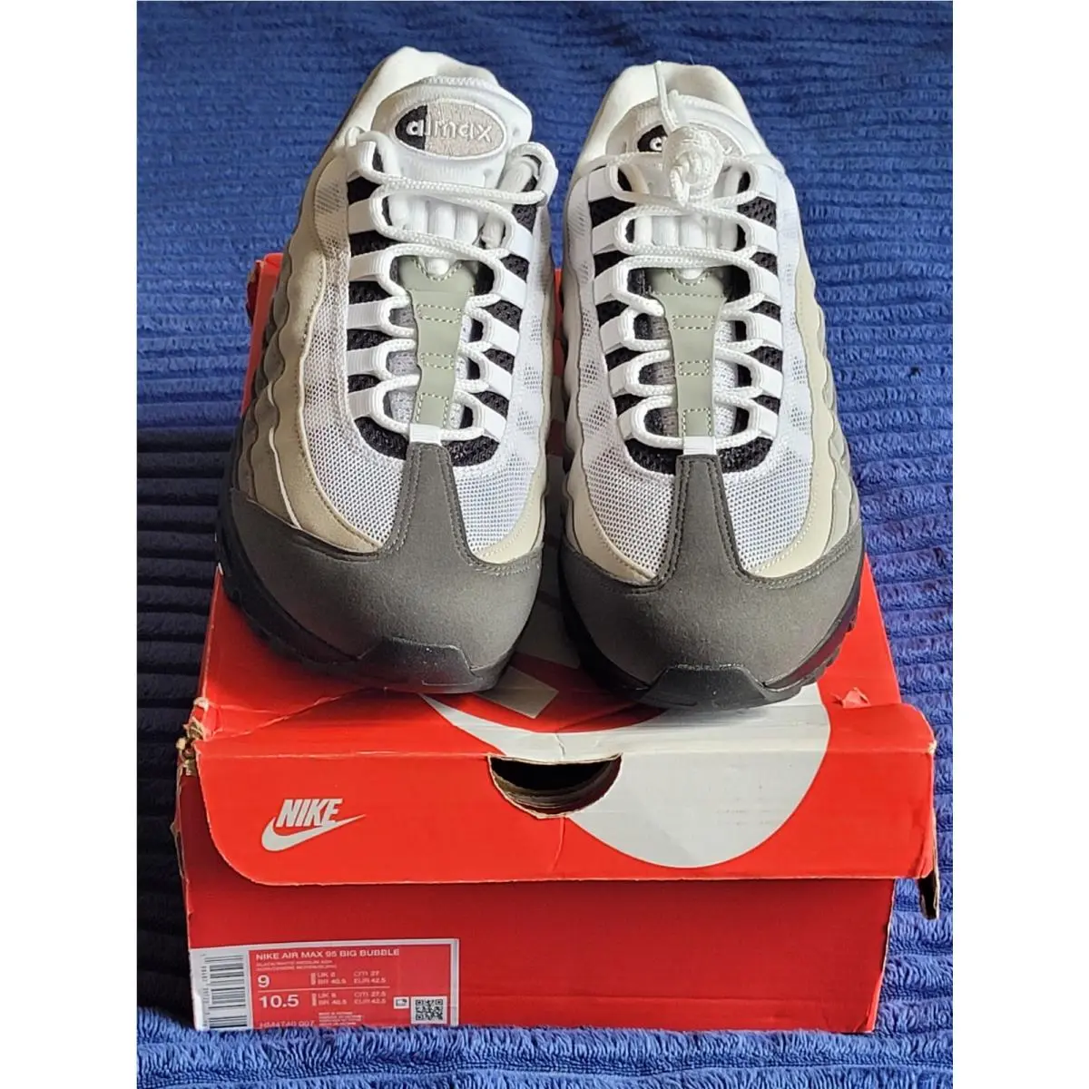 Nike shoes - Nike Air Max 95 Big Bubble SE - HM4740 007 - Black / White-Medium Ash (UPC: 198482391225) 1