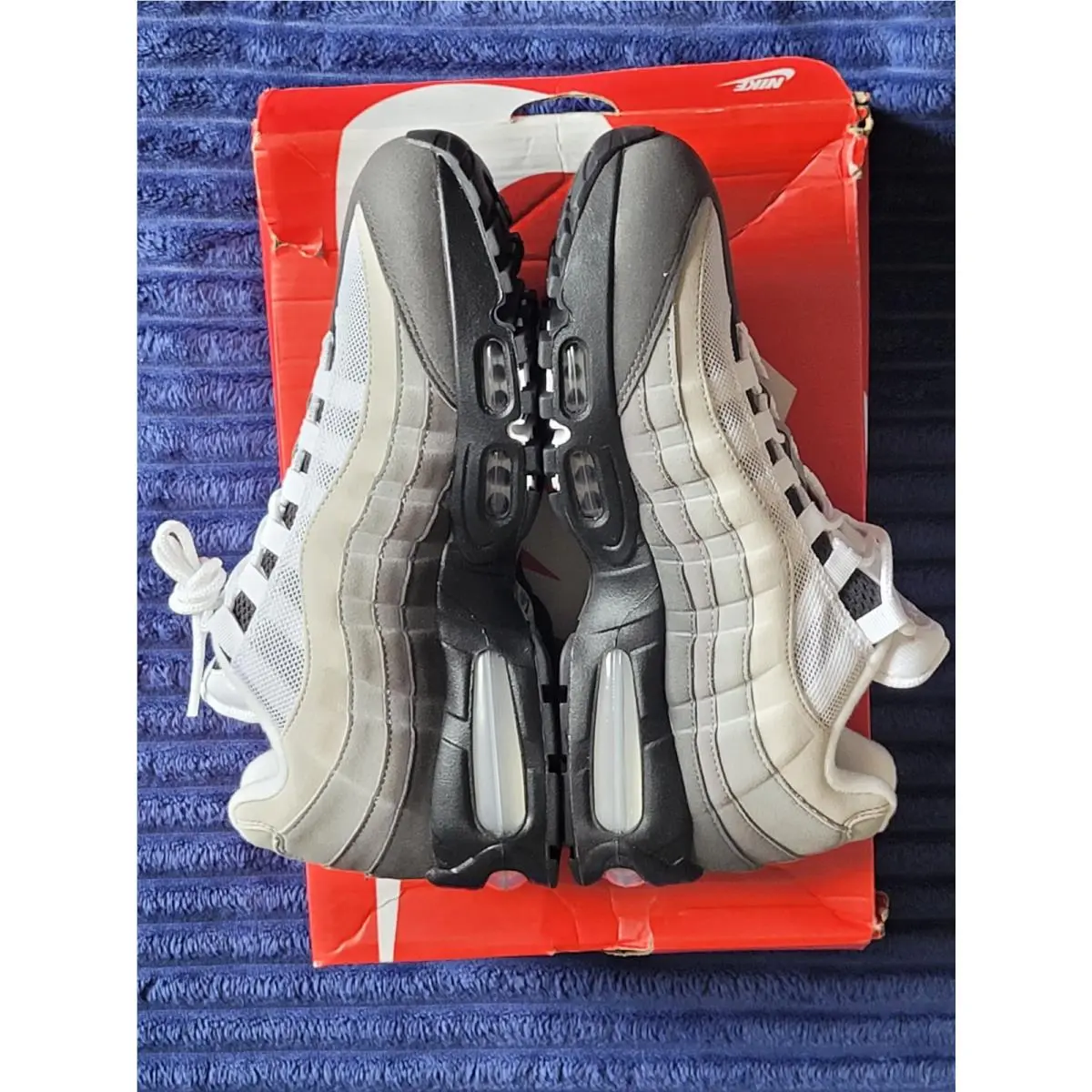 Nike shoes - Nike Air Max 95 Big Bubble SE - HM4740 007 - Black / White-Medium Ash (UPC: 198482391225) 3