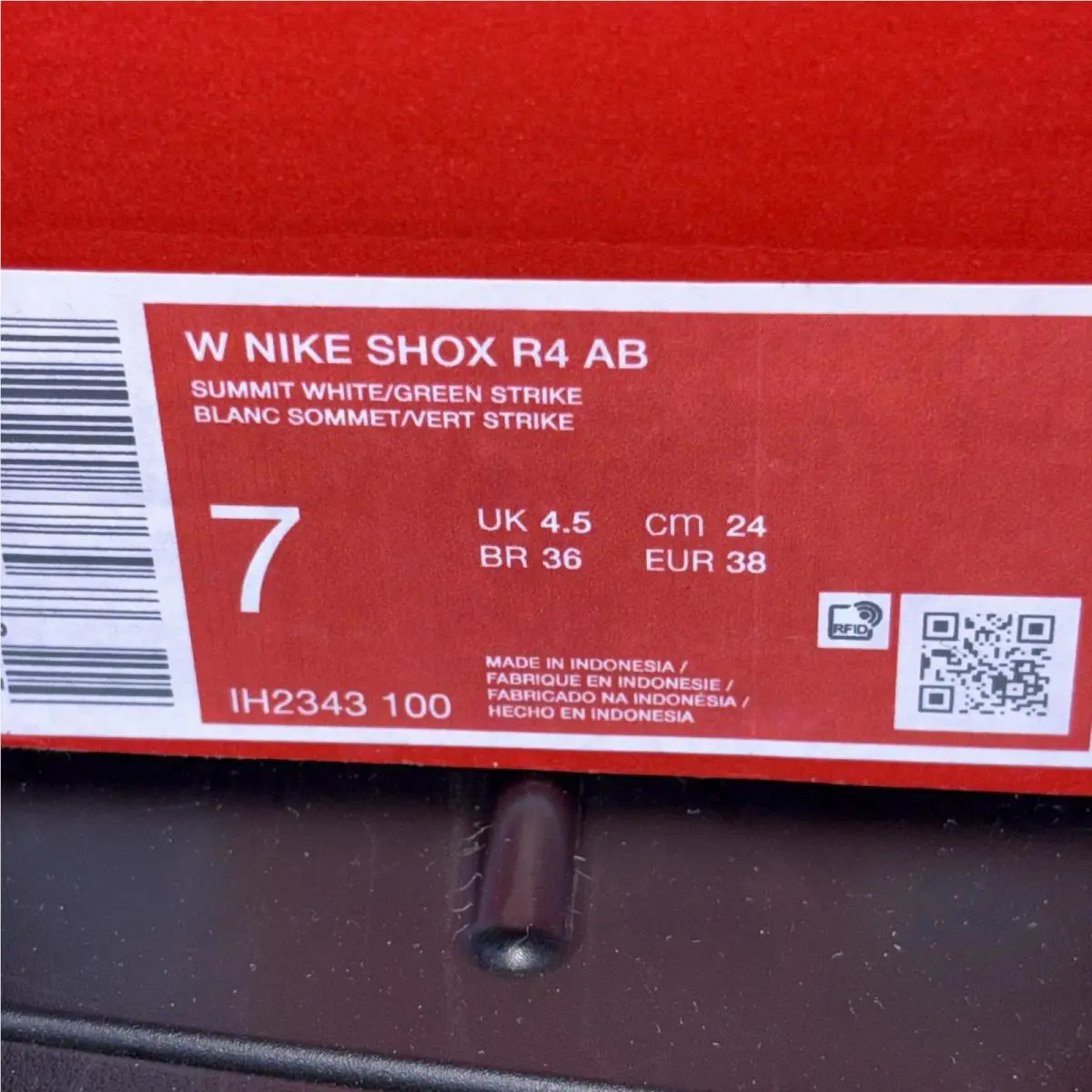 Nike shoes - Nike Shox R4 AB - Shox - IH2343-100 - Summit White/Green Strike/Royal Pulse 6