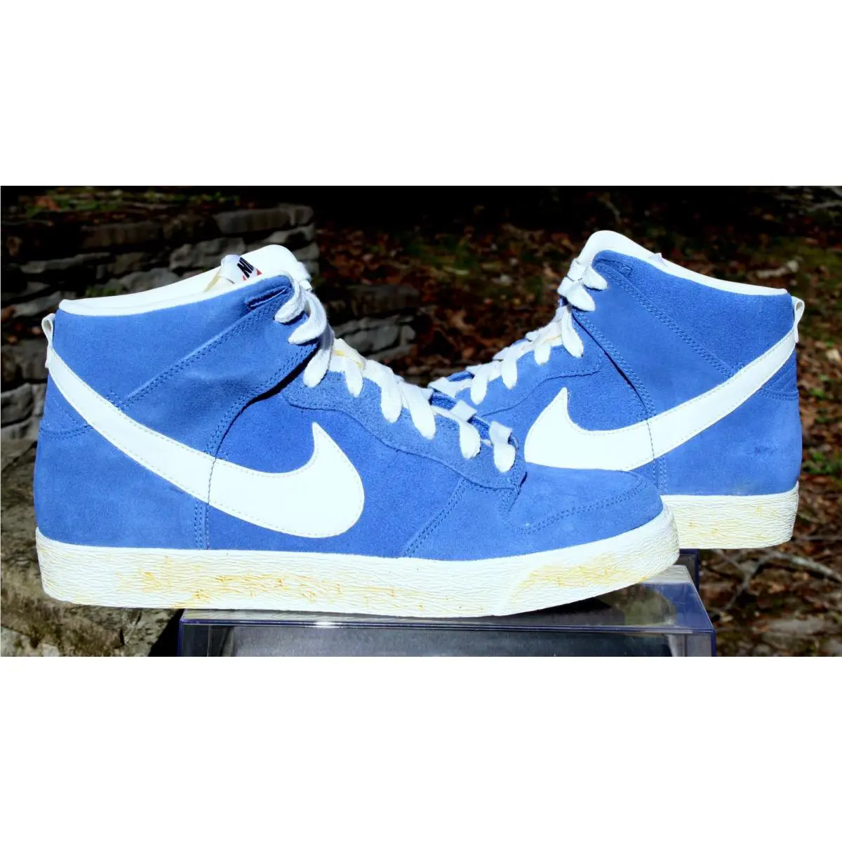 Nike shoes - Nike Dunk High Vintage QS - 398263-400 - Varsity royal/sail (UPC: 886059725770) 4