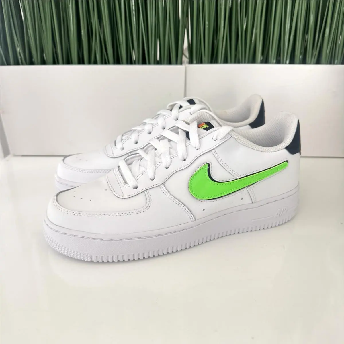 Nike Air Force 1 Low White Black Nby AR7446-100 Mens Size 6.5/ Womens Size 8