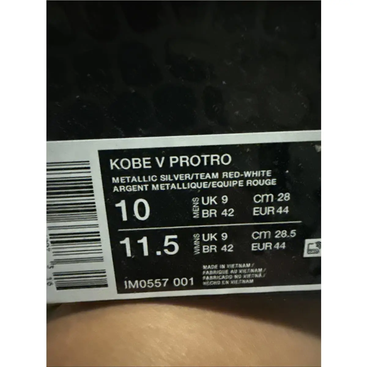 Nike shoes - Kobe V Protro - Kobe Protro - METALLIC SILVER/Team Red-White 7