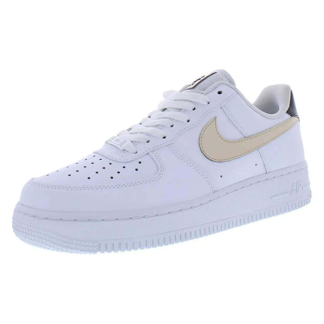 Nike Air Force 1 `07 Womens Shoes Size 12 Color: White/sanddrift/velvet Brown - White, Full: White/Sanddrift/Velvet Brown