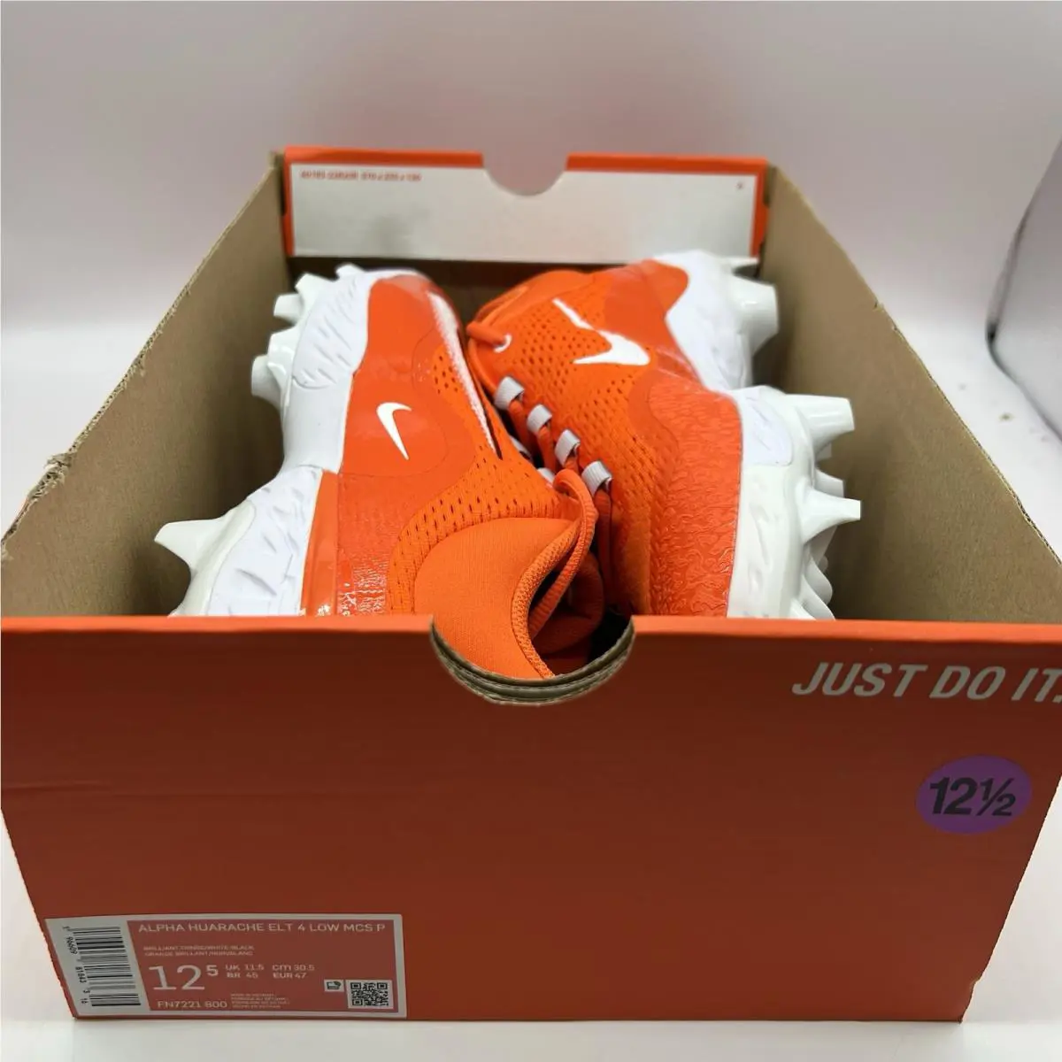 Nike shoes - Nike Alpha Huarache - Alpha Huarache - FN7221-800 - Orange 2