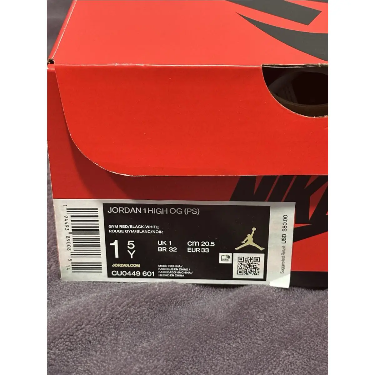Nike shoes - Air Jordan 1 - Air - Multicolor 9