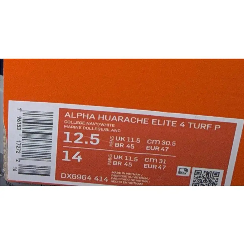 Nike shoes - Nike Alpha Huarache 4 - Alpha Huarache - DX6964 414 - Blue (UPC: 0196153172722) 6