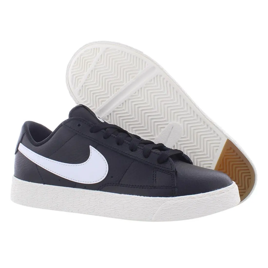 Nike Blazer Low GS Shoes Size 4.5 Color: Black/white Sail - Black/White Sail, Main: Black