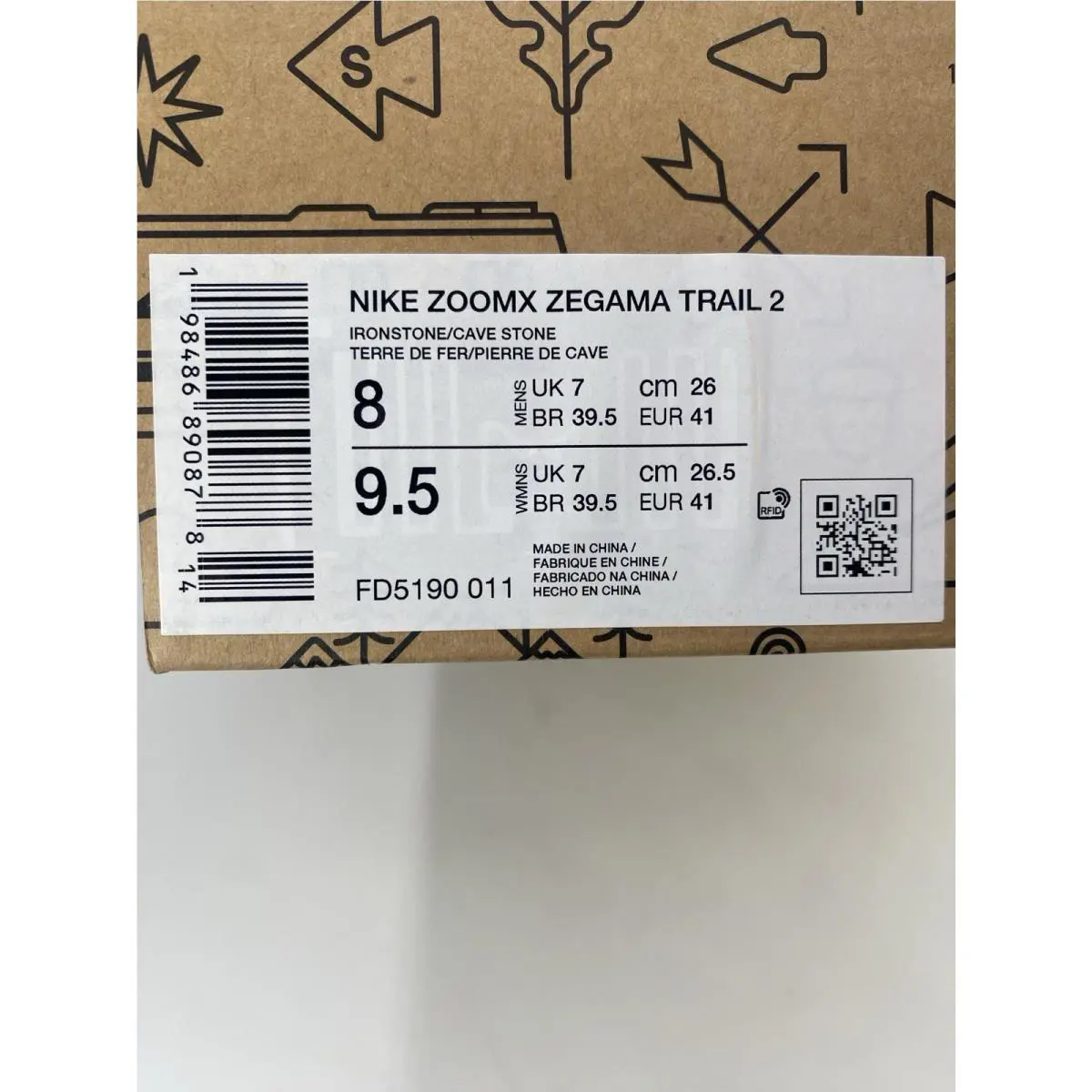 Nike shoes - Nike ZoomX Zegma - ZoomX Zegma - FD5190-011 - Ironstone/Cave Stone (UPC: 198486890878) 8