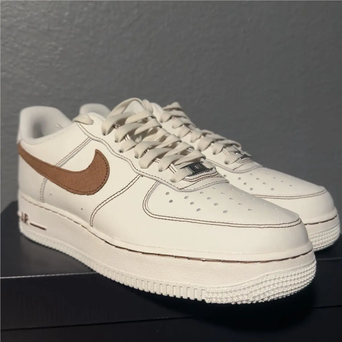 Nike shoes - Nike Air Force 1 - Air Force - HQ2037-101 - Beige (UPC: 0198481718450) 1