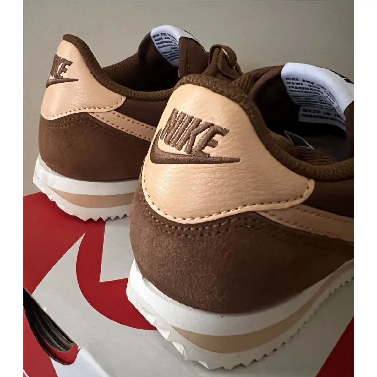 Nike shoes - Nike Cortez - Cortez - Light British Tan/Orange Chalk 8