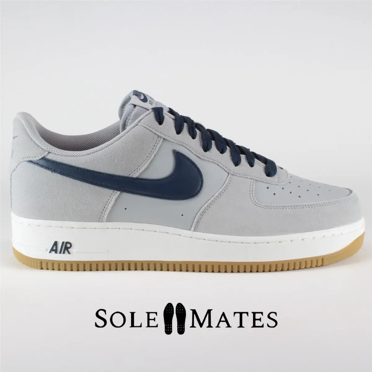 Nike Air Force 1 `07 LV8 Light Smoke Grey Navy IB6388-003 Men`s Size 13 Shoes