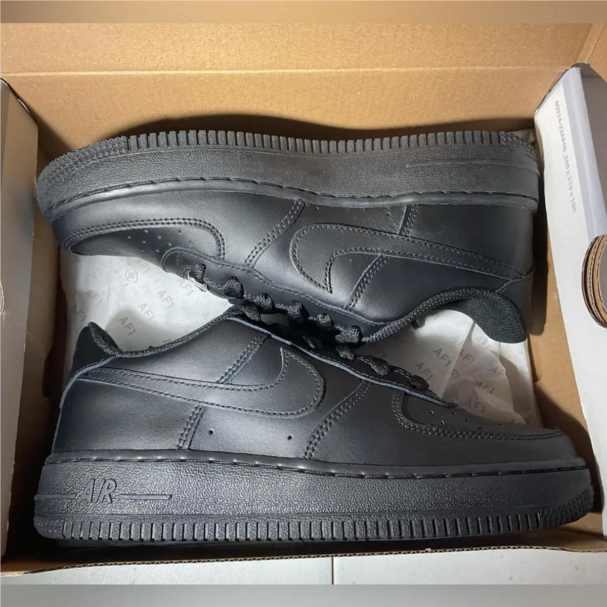 Nike shoes - Nike Air Force 1 GS - Black 0