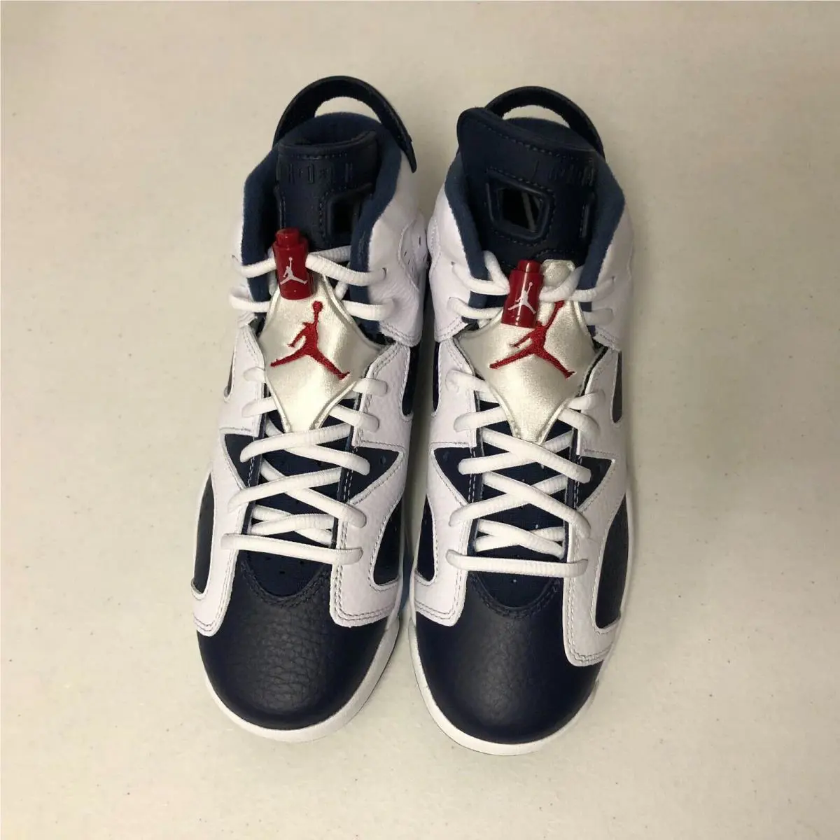 Nike shoes - Air Jordan 6 - Air - White/Varsity Red (UPC: 197597017792) 1