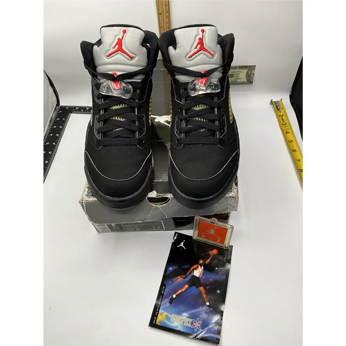 Nike shoes - Air Jordan 5 - Air - 136027-004 - Black (UPC: 0883412704175) 11