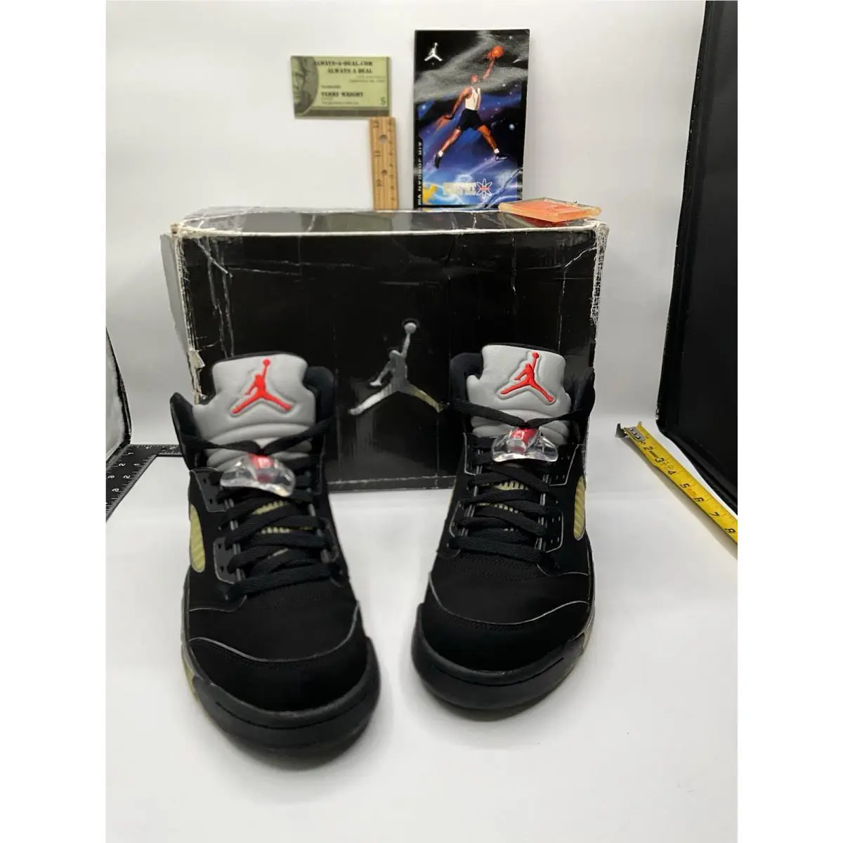 Nike shoes - Air Jordan 5 - Air - 136027-004 - Black (UPC: 0883412704175) 12