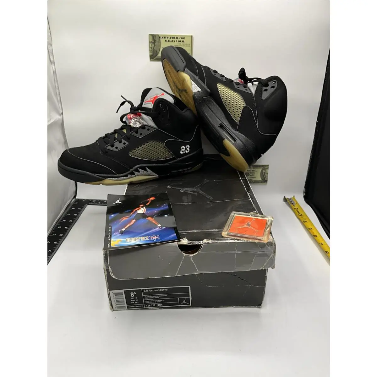 Nike shoes - Air Jordan 5 - Air - 136027-004 - Black (UPC: 0883412704175) 4